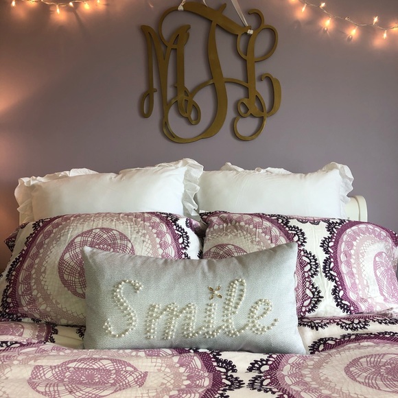 Other - Grey & Pearl Decorative Pillow